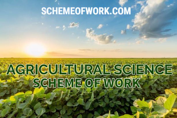 Agricultural science scheme of work