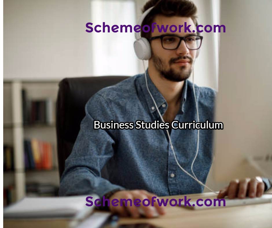 Business Studies Curriculum