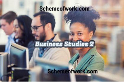 Business Scheme of work