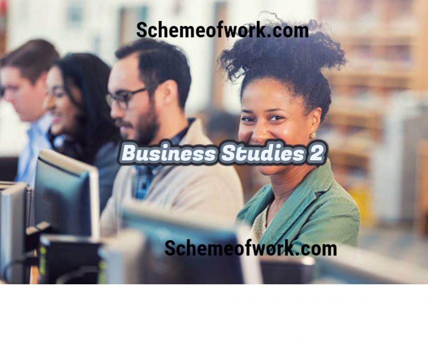 Business Scheme of work