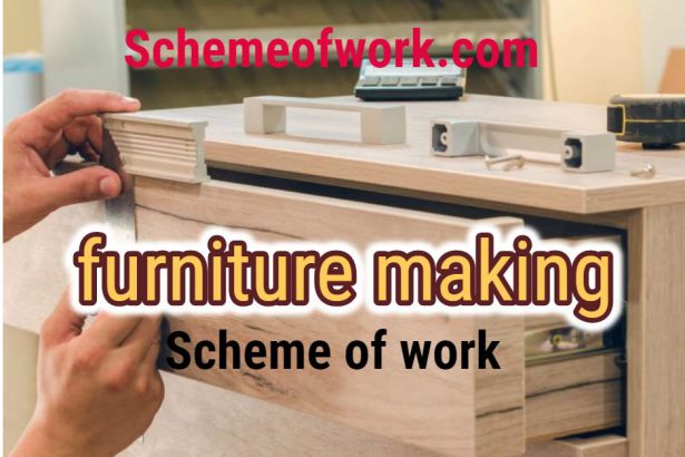 Furniture Making Scheme of work