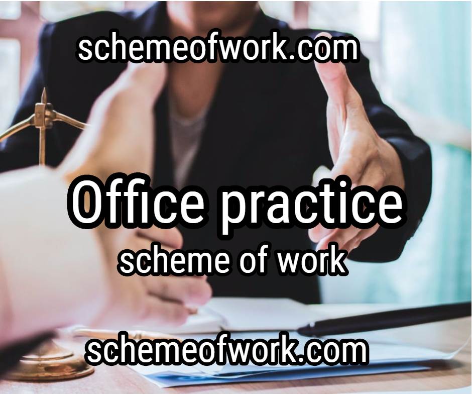 Office Practice Scheme of work 2