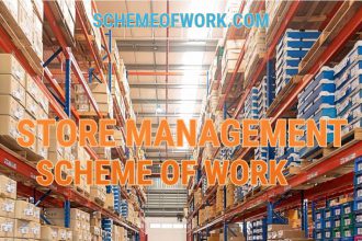 Store Management Scheme of work