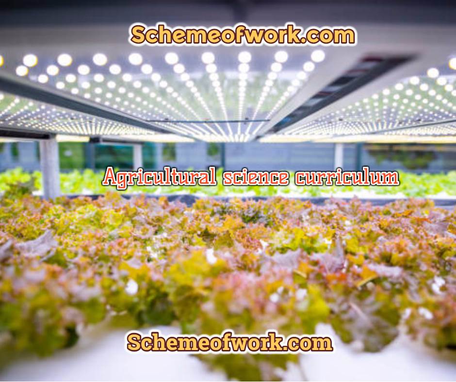 Agric Science Scheme of Work