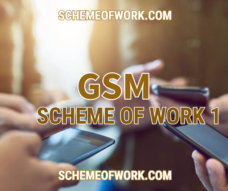 Gsm Scheme of work 1