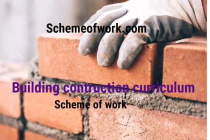 Building Construction Curriculum
