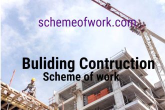 Building Construction Scheme of work