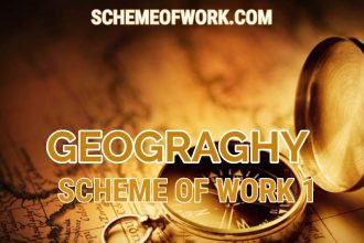 Geography Scheme of work 1