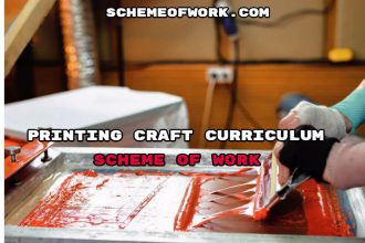 Printing Craft Curriculum