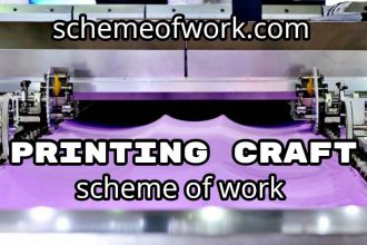 Printing Craft Scheme of Work